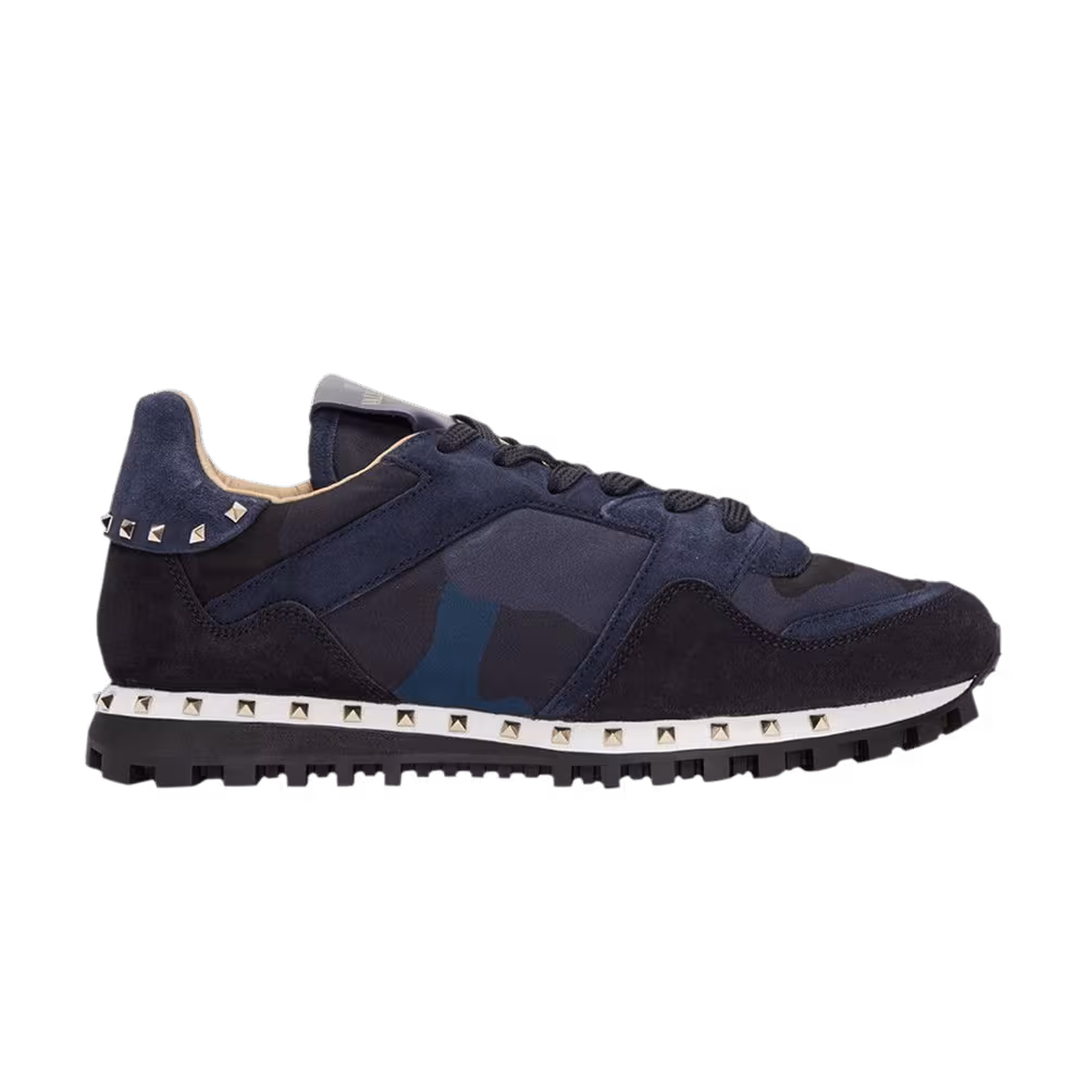 Valentino Rockstud Camo - Navy