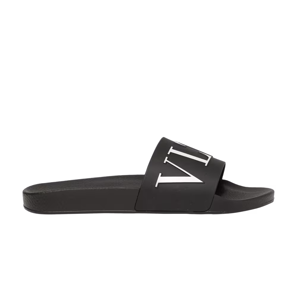 Valentino VLTN Rubber Slider Black