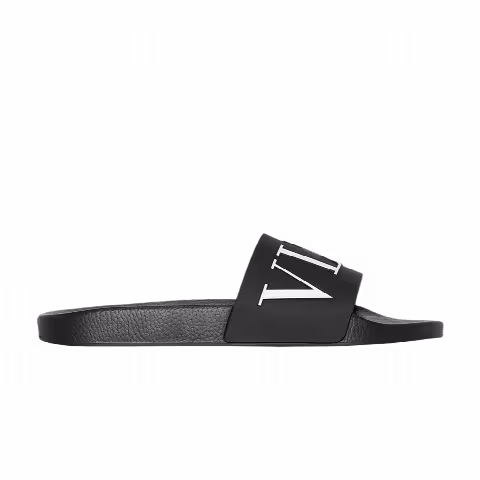 Valentino VLTN Rubber Slider 'Black'