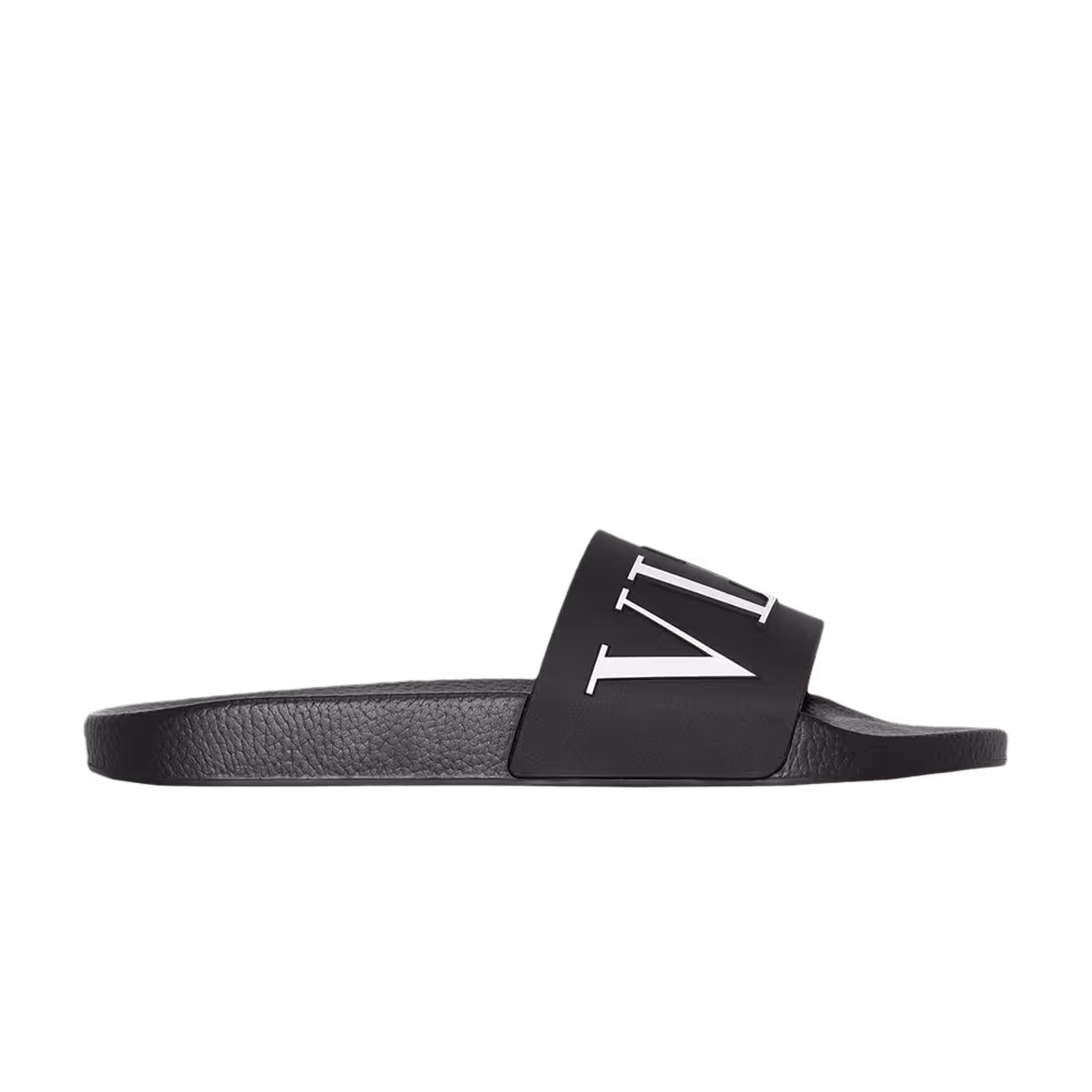 Valentino VLTN Rubber Slider Black