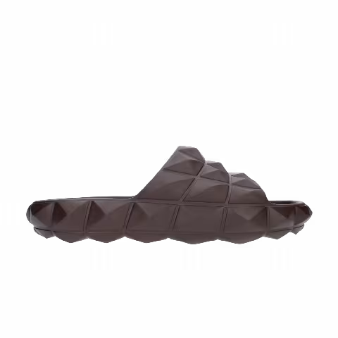 Valentino Roman Stud Turtle Slide 'Fondant'