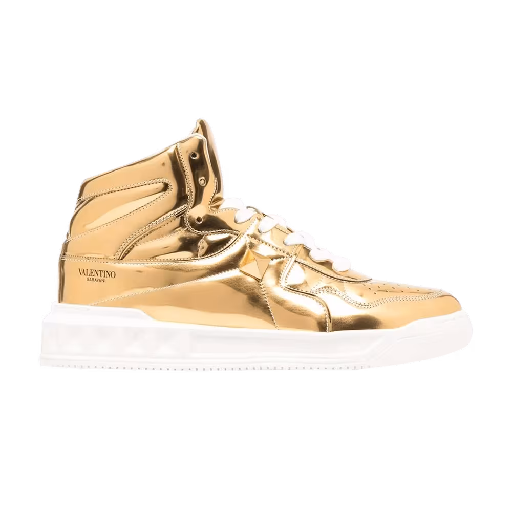 Valentino One Stud Mid Gold