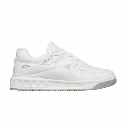 Valentino One Stud Low 'White Grey'