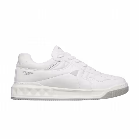 Valentino One Stud Low 'White Grey'