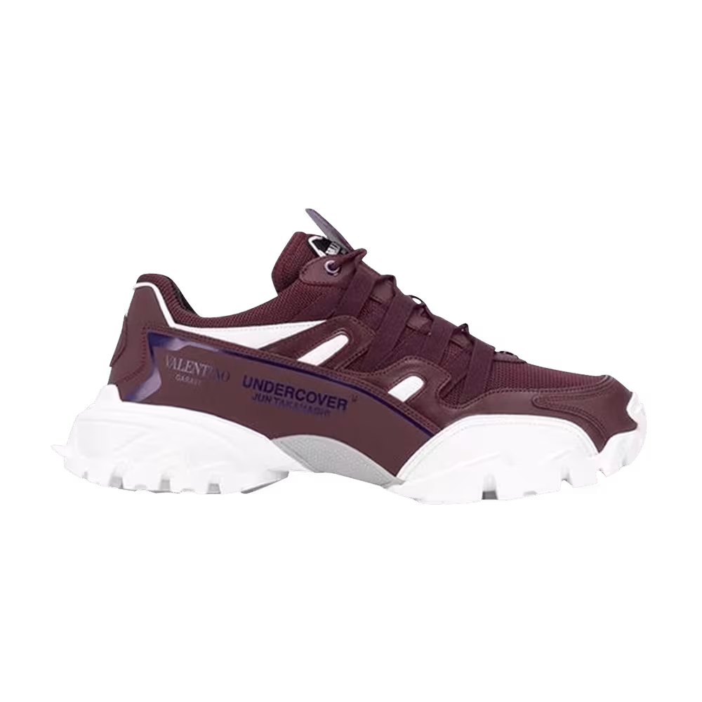 Undercover x Valentino Climbers Trainer Burgundy