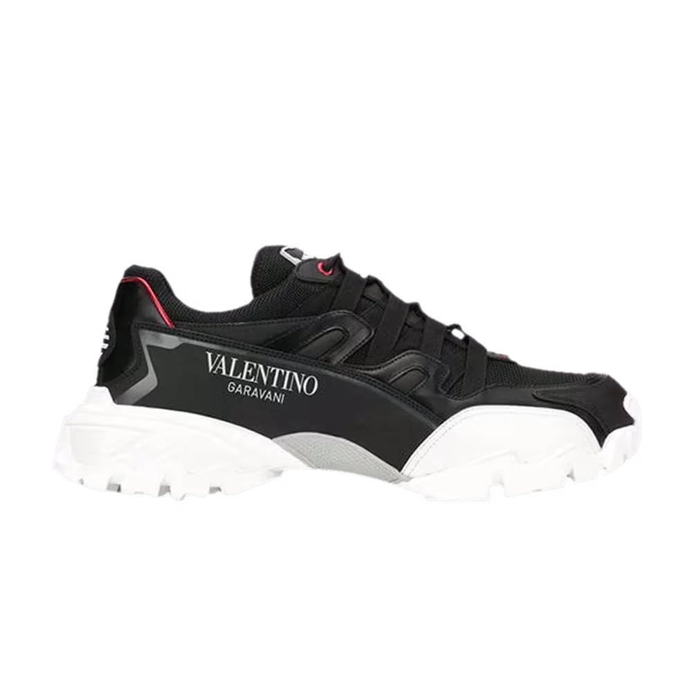 Valentino Climbers Trainer Black Red