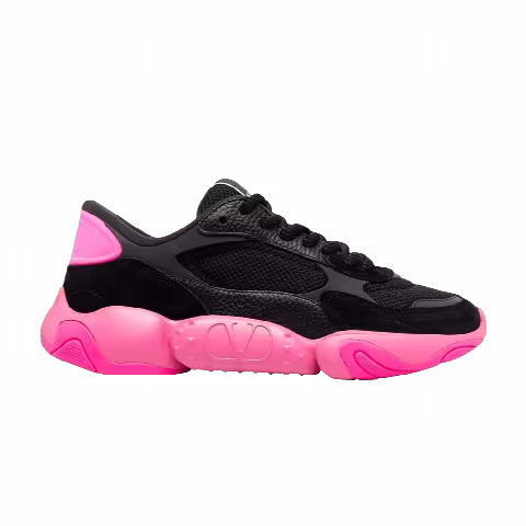 Valentino Bubbleback Sneaker 'Black Pink'