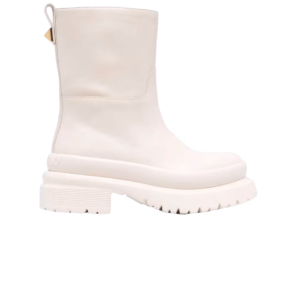 Valentino Women's Roman Stud Ankle Boot Ivory