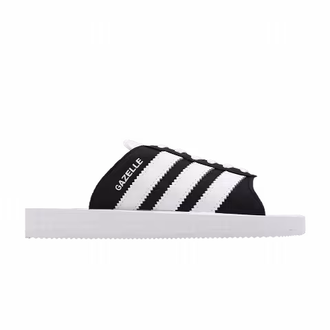 adidas Wmns Gazelle Beach Slides 'Black White'