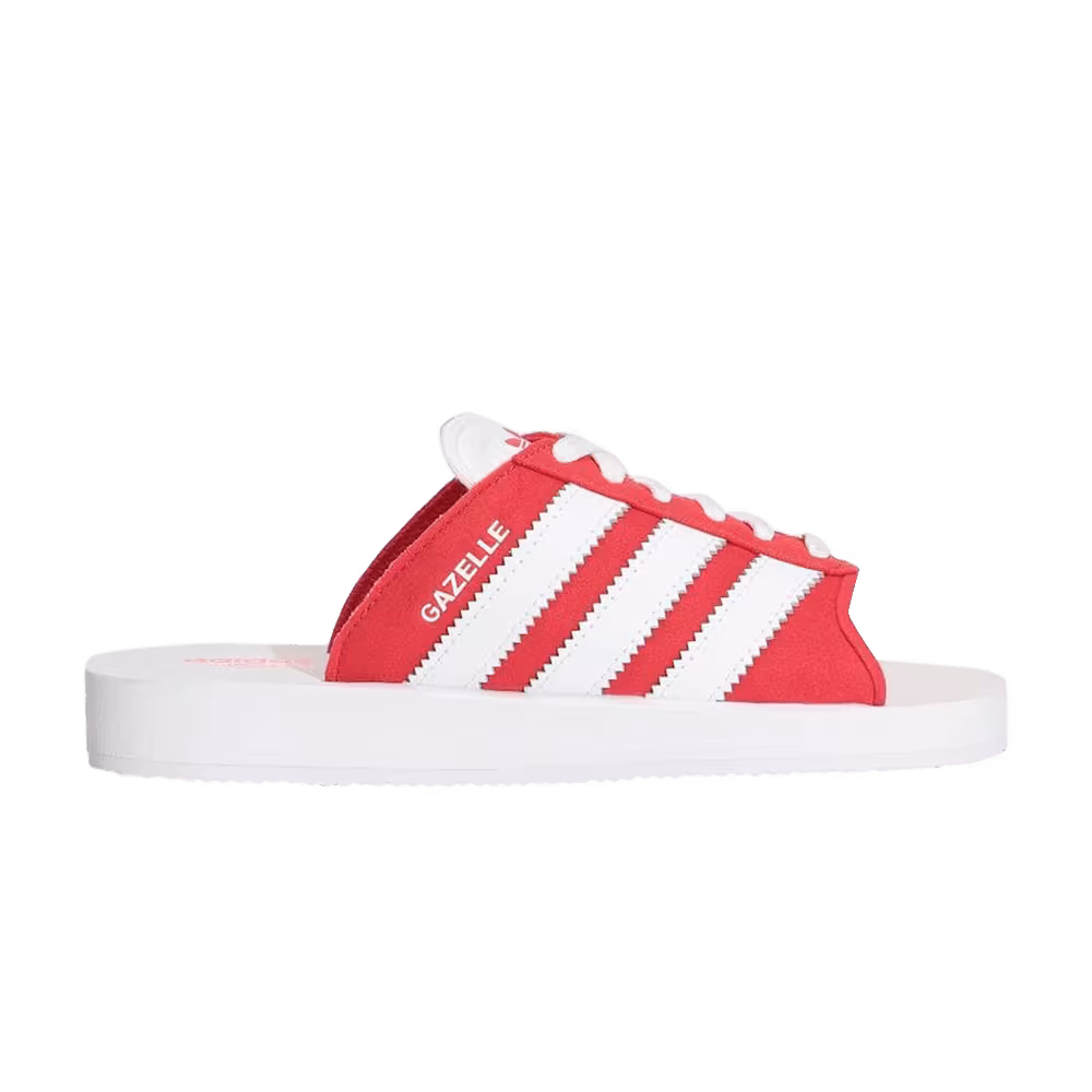 Adidas Gazelle Beach Slides Red
