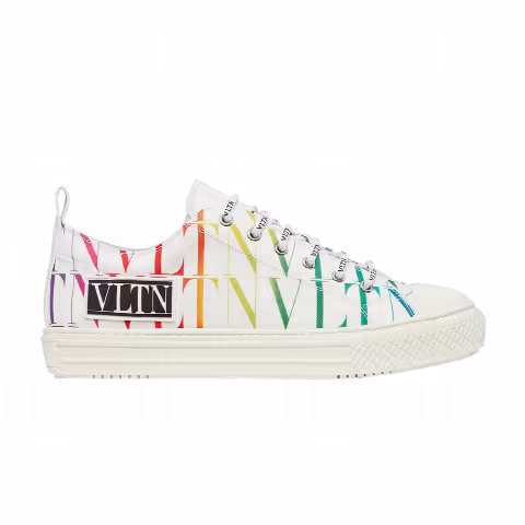 Valentino Giggies Low 'VLTN Times Allover Print - White Multi'