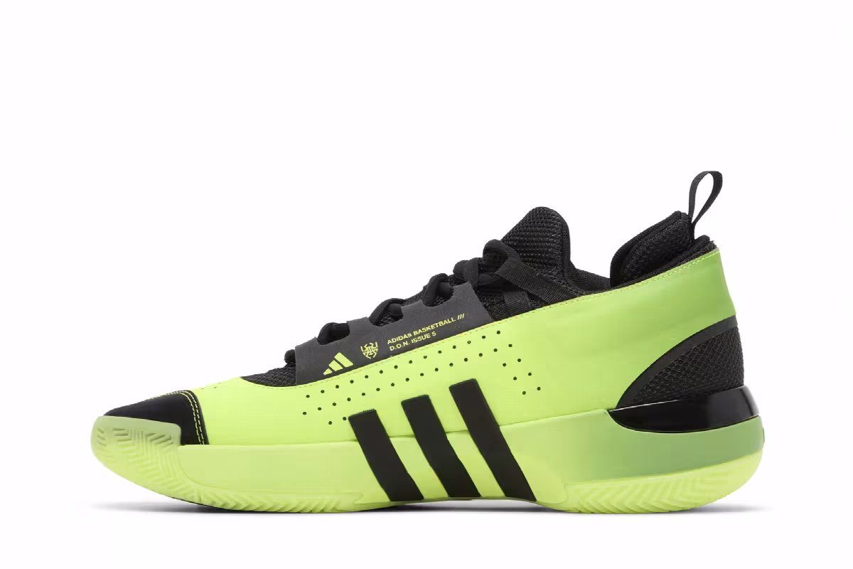 adidas D.O.N. Issue #5 Lucid Lemon, view 4