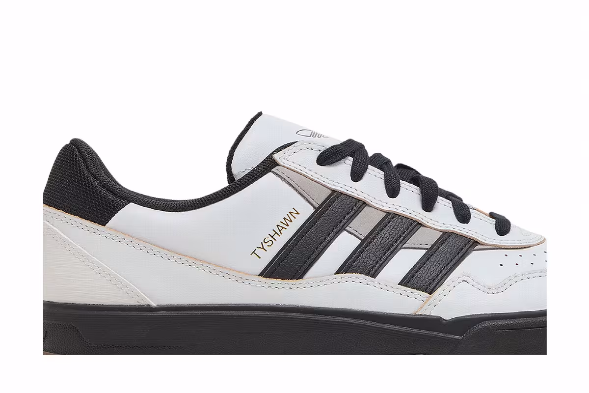 adidas Tyshawn 2 White Black, view 3