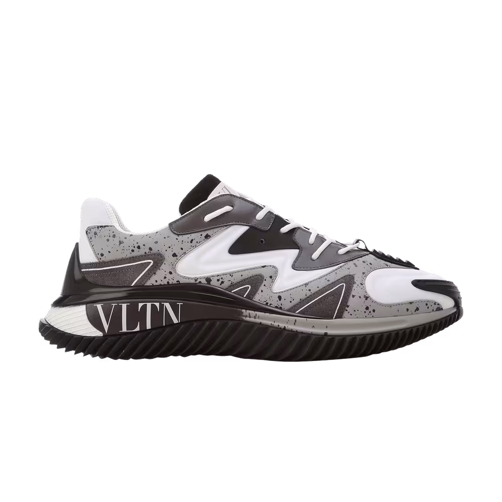 Valentino Wade Runner White Grey Speckled