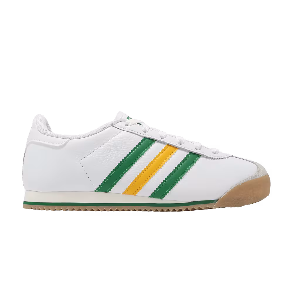 adidas K 74 White Crew Yellow Green