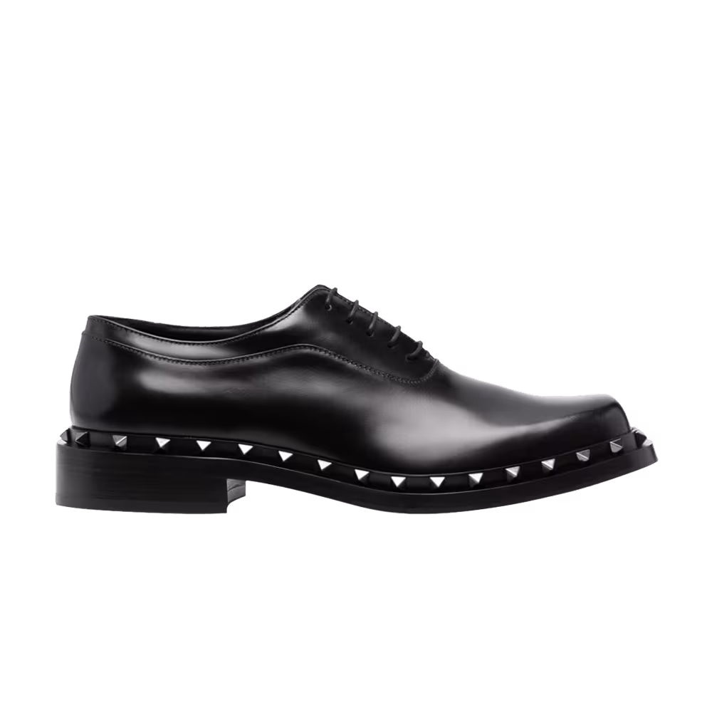 Valentino M-Way Rockstud Derby Black