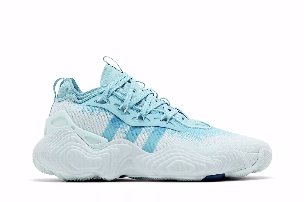adidas Trae Young 3 Semi Blue Burst, view 2