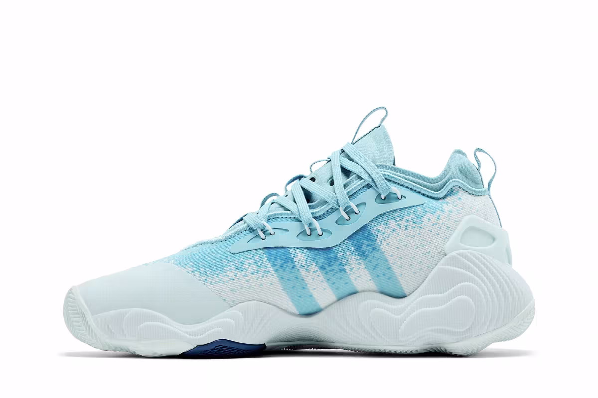 adidas Trae Young 3 Semi Blue Burst, view 4