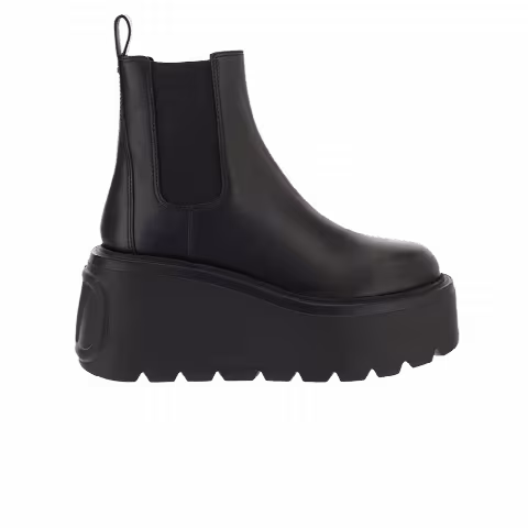 Valentino Wmns Chunky Sole Ankle Platform Boot 'Black'
