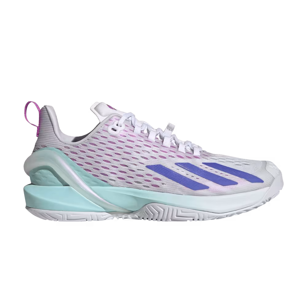 Adidas Women's Adizero Cybersonic White Cobalt Flash Aqua