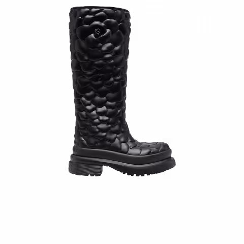 Valentino Wmns Atelier 03 Rain Boot 'Rose Edition - Black'