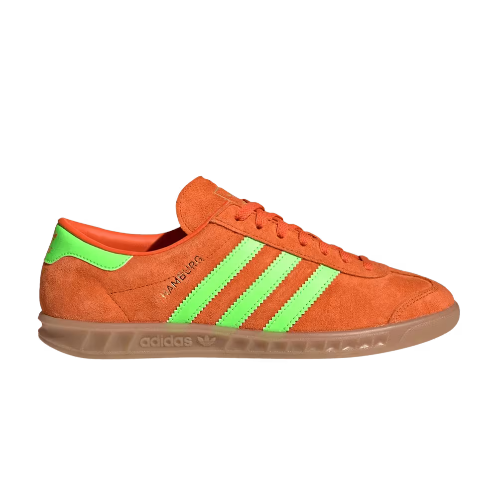 Adidas Women's Hamburg Orange Solar Green Gum