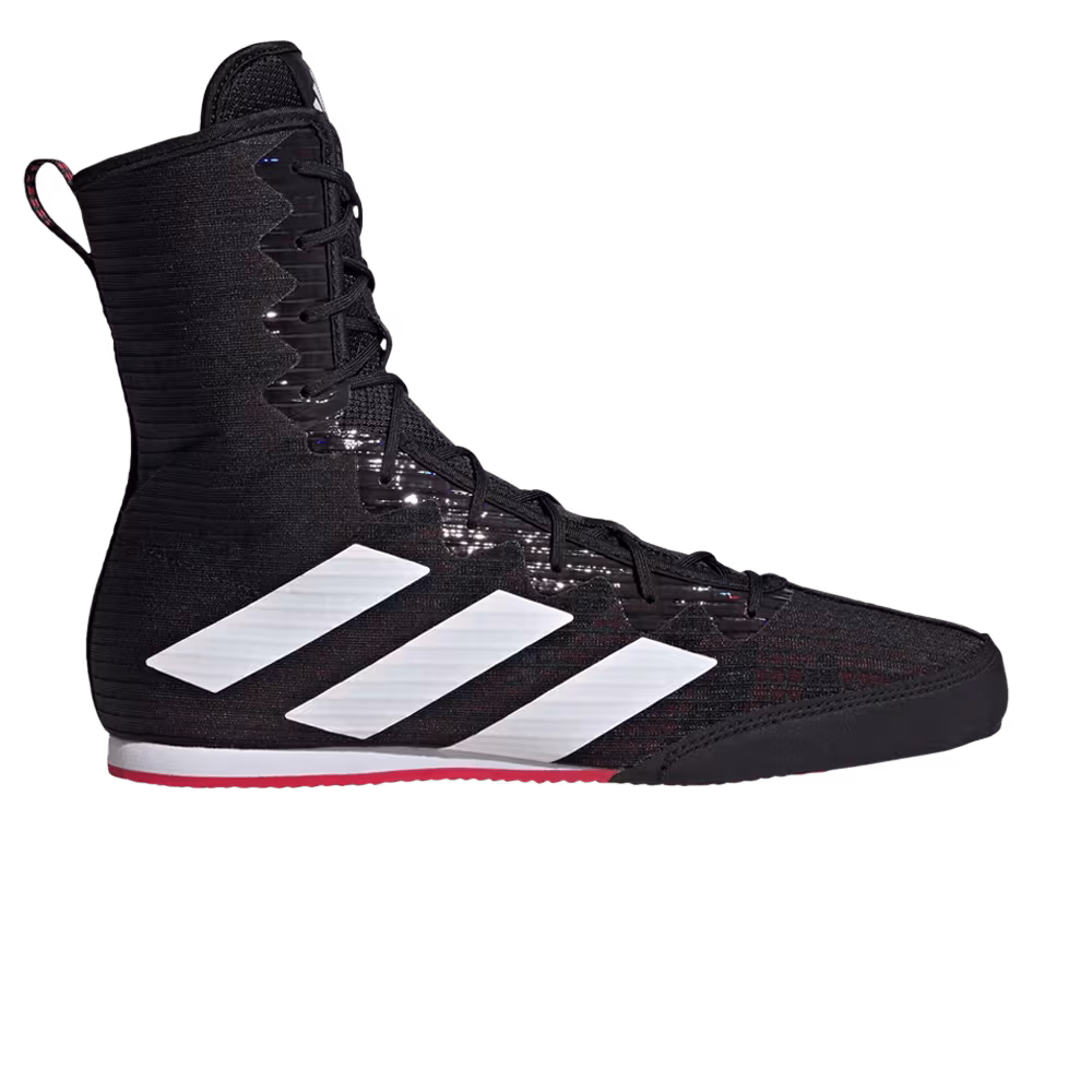 Adidas Box Hog 4 Black White Pure Ruby