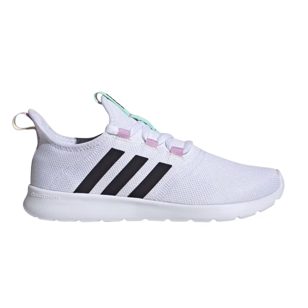 Adidas Women's Cloudfoam Pure 2.0 White Black Pulse Mint