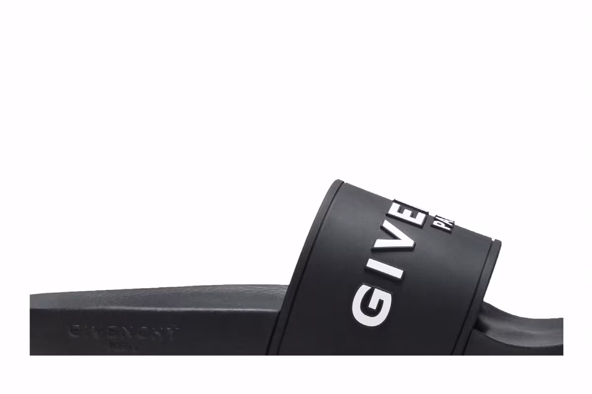 Givenchy Slide Black White, view 3