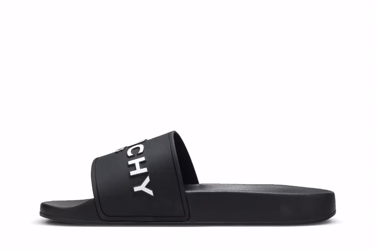 Givenchy Slide Black White, view 4