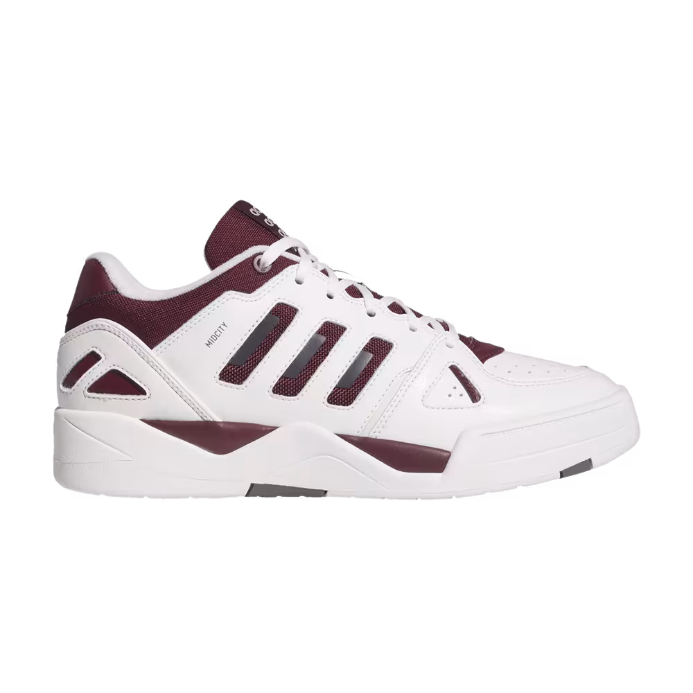 adidas Midcity Low White Maroon