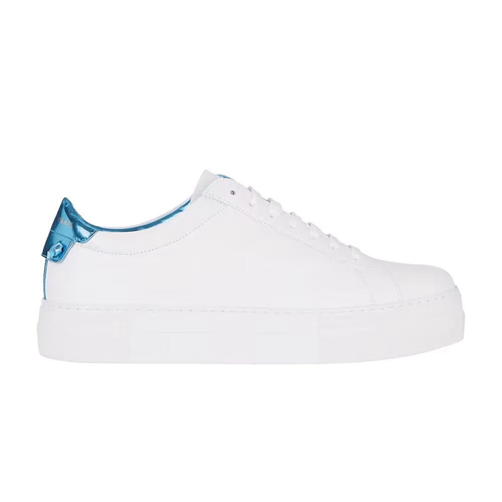 Givenchy Women's Urban Street Platform Low White Aqua