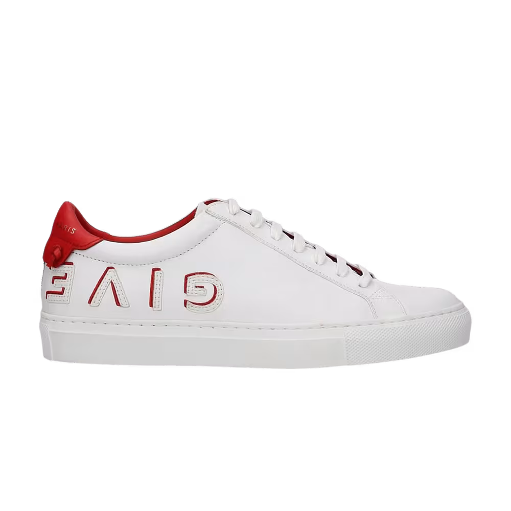 Givenchy Women's Urban Street Low Reverse Logo - White Red