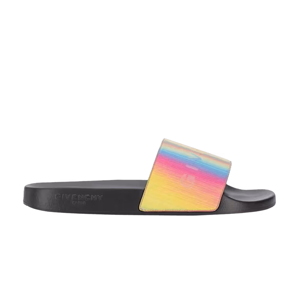 Givenchy Slide Black Metallic