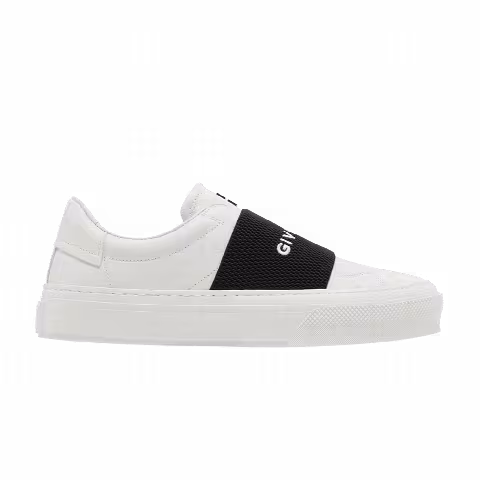 Givenchy Wmns City Court Webbing 'White Black'