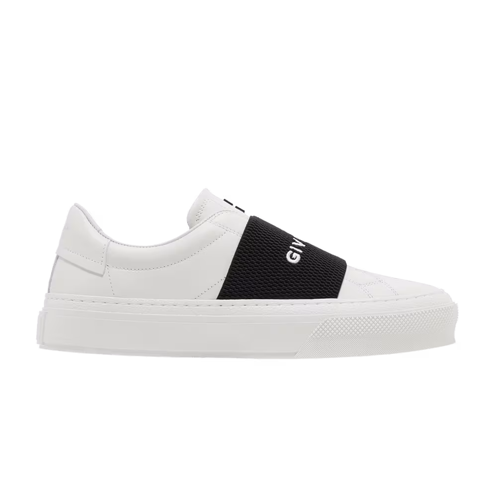 Givenchy Women's City Court Webbing White Black
