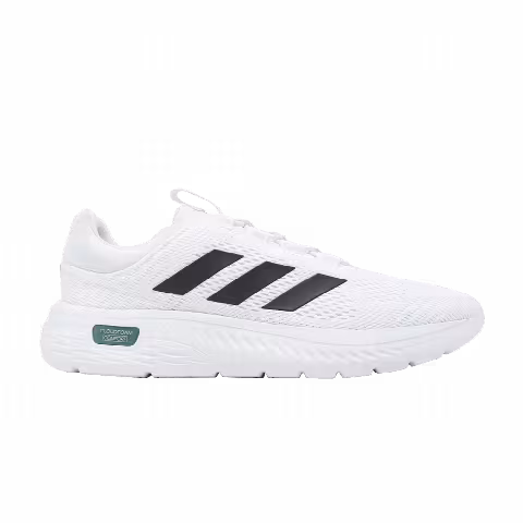 Adidas Cloudfoam Comfy EL 'White Black Collegiate Green'