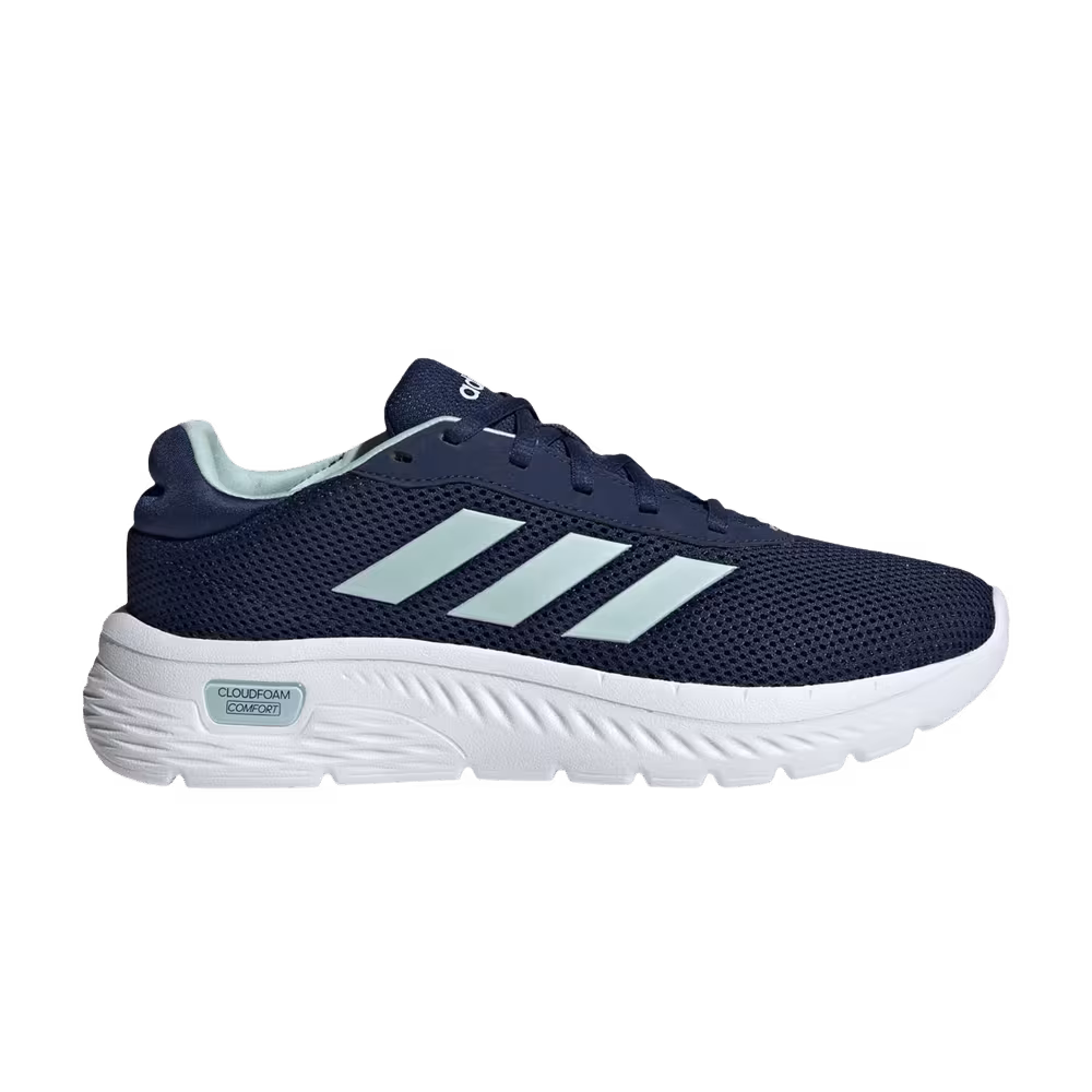Adidas Women's Cloudfoam Comfy Dark Blue Halo Mint