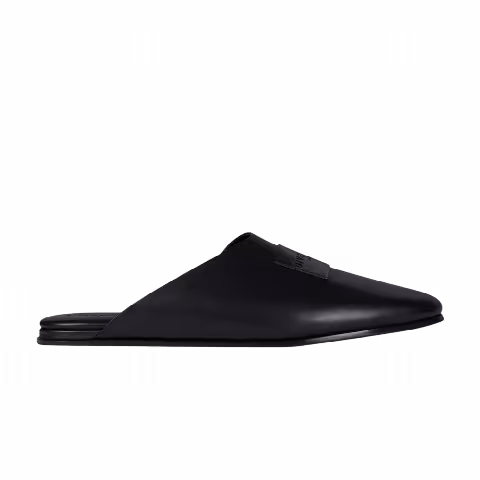 Givenchy Wmns Label Flat Mule 'Black'