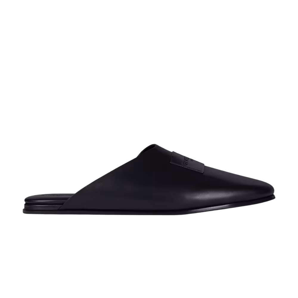 Givenchy Women's Label Flat Mule Black
