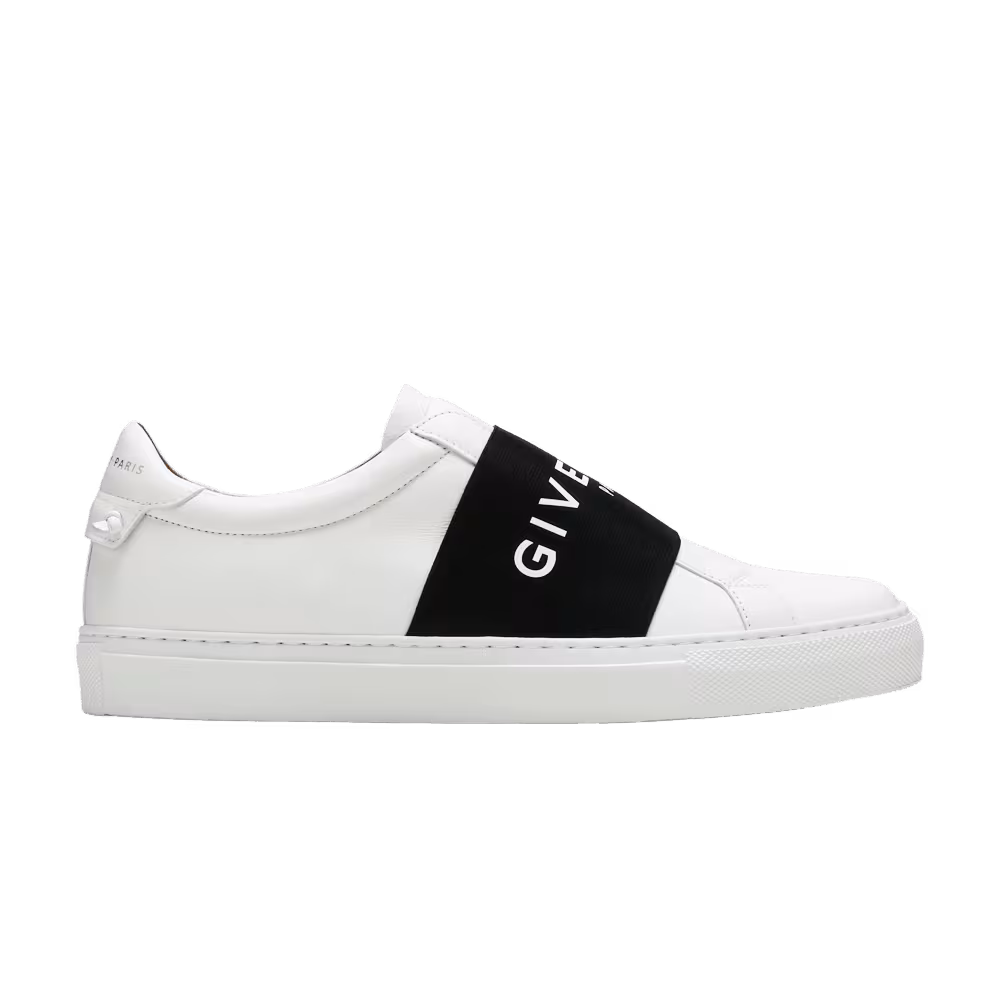 Givenchy Women's Strap Urban Street Logo - White Black Webbing