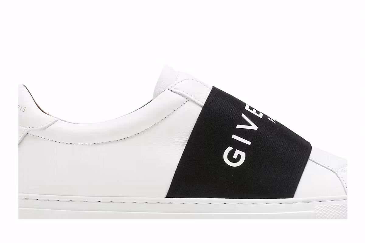 Givenchy Women's Strap Urban Street Logo - White Black Webbing, view 3