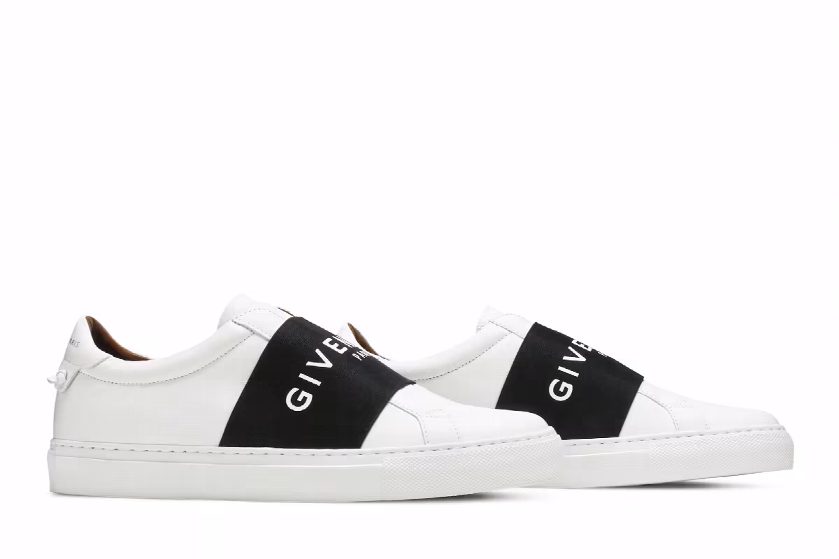 Givenchy Women's Strap Urban Street Logo - White Black Webbing, view 9