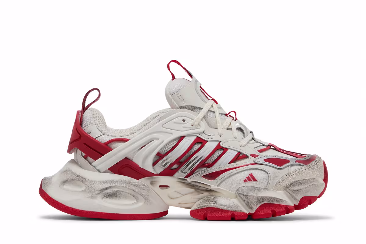 adidas Vento XLG Deluxe White Red, view 2