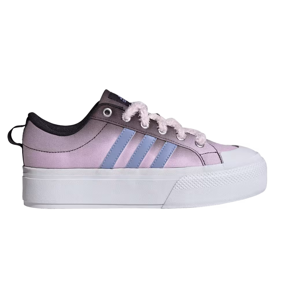 Adidas Bravada 2.0 Platform Clear Pink Blue Spark Metallic