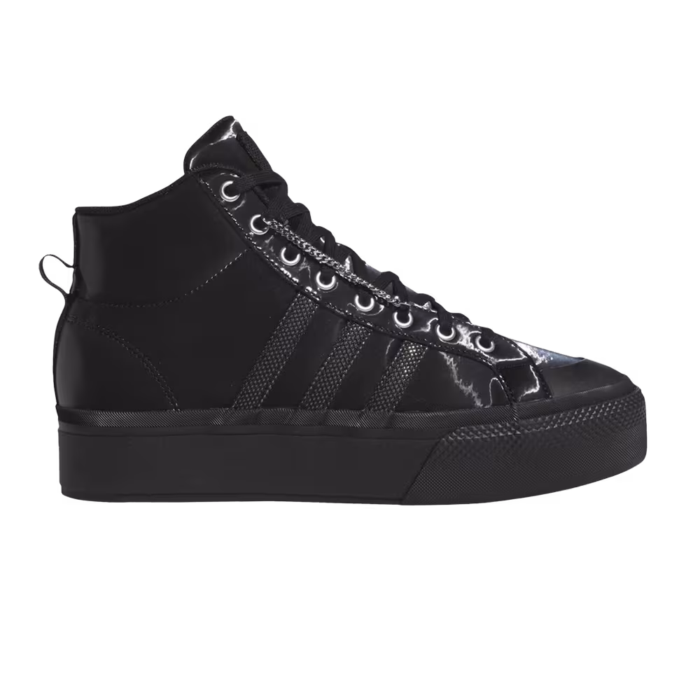 Adidas Women's Bravada 2.0 Platform Mid Black Charcoal