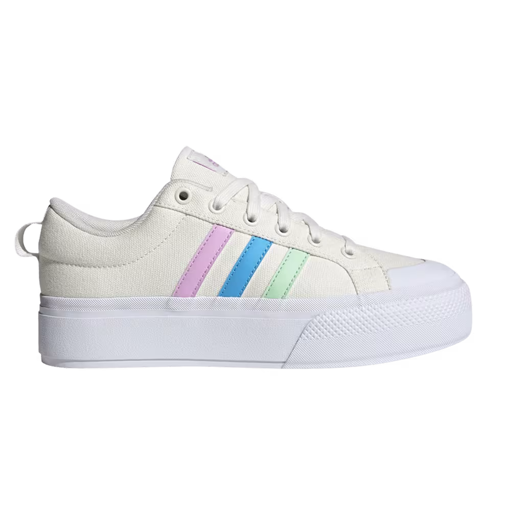 Adidas Women's Bravada 2.0 Platform Multi-Color Stripes