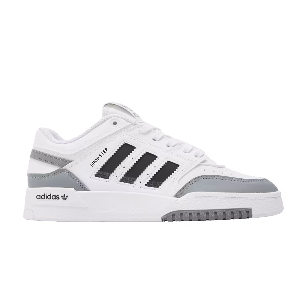 Adidas Drop Step Low J White Black Grey