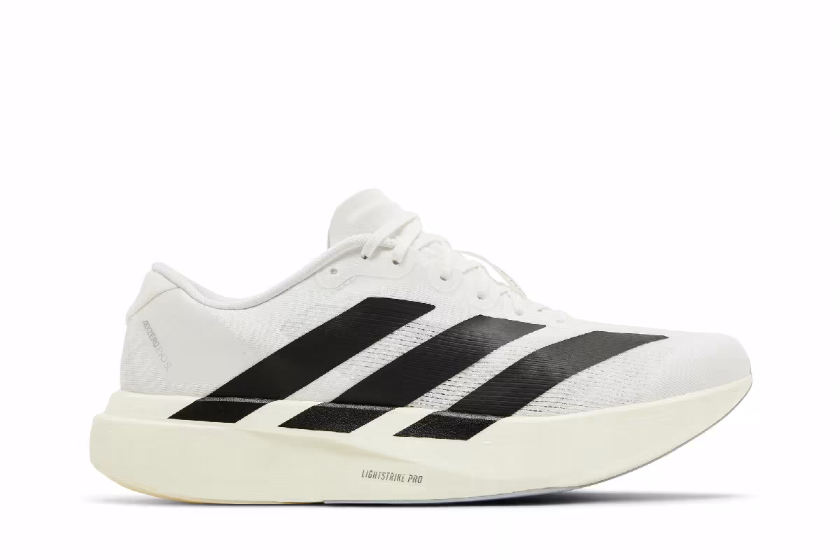 adidas Adizero Evo SL White Black, view 2