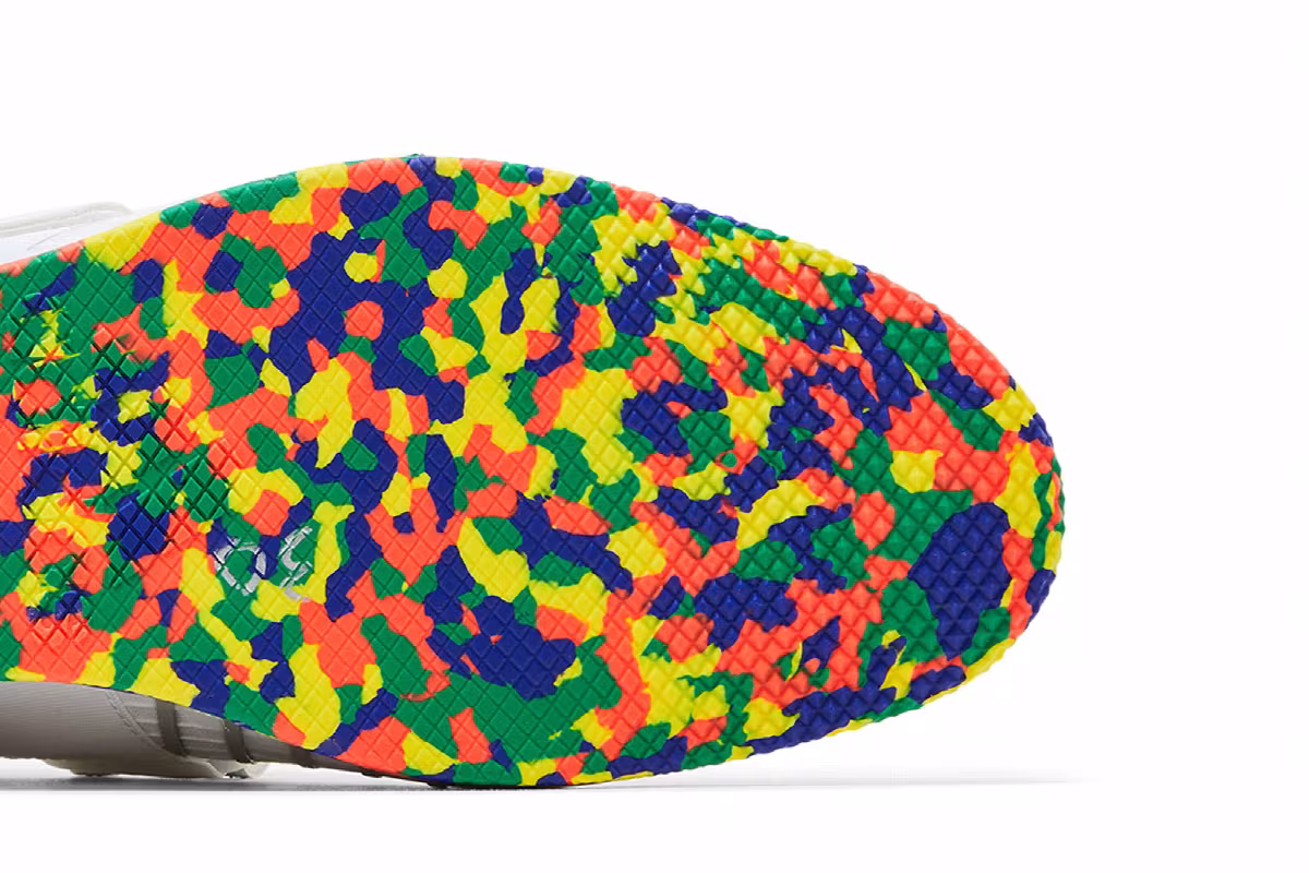 adidas Adipower Weightlifting 3 White Multi-Color Sole, view 6